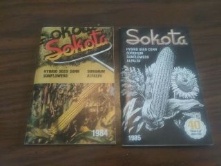 Rare 1984 And 1985 Sokota Hybrids Memo Book Near Brookings Sd