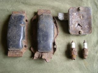 Rare Ww Ii Ww2 Parts From German Demag D7 Sd.  Kfz.  10 From Kurland
