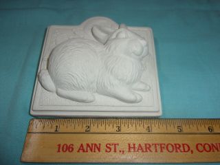 Carruth Studio Cute Bunny Rabbit 1996 Wall Plaque Sculpture 129 - Rare