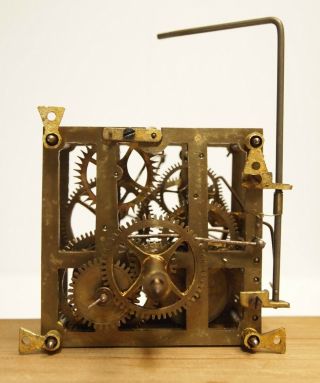 Antique Cast Brass Cuckoo Clock Movement
