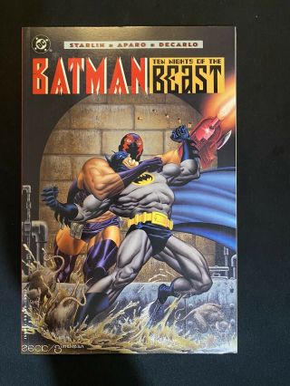 Batman Ten Nights Of The Beast Dc Tpb Rare Oop 1994 1st Print Starlin & Aparo