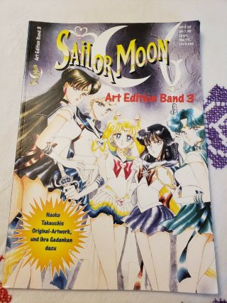 Sailor Moon Art Book Volume 3 Rare (german)