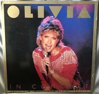 Olivia Newton John In Concert Laserdisc Videodisc Rare Stereo
