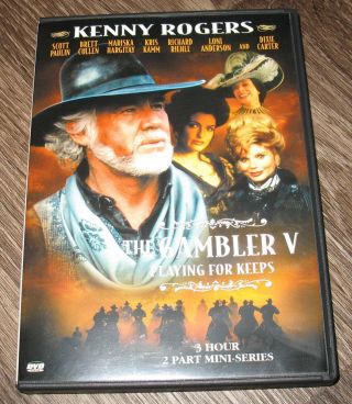 Gambler V: Playing For Keeps (dvd) Rare Out Of Print 3 Hour 2 - Part Mini - Series