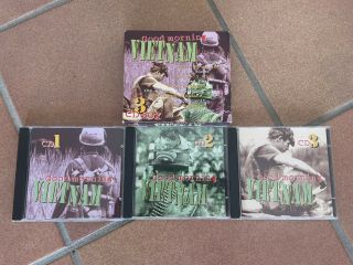 Good Morning Vietnam - Rare 3 Cd 60 Track 60s & 70s Rock Box Set Disky Label