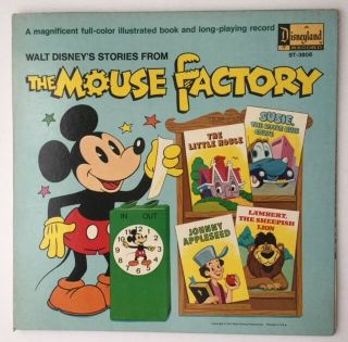 Walt Disney Record The Mouse Factory Disneyland St - 3808 Very Good Plus Vg,  Rare