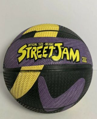 Vintage Street Jam Basketball Outdoor Multicolor Tread Grip 1990’s Rare