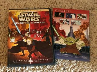Star Wars Clone Wars Volume Two Dvd Rare Animated Cartoon Network Lucasfilm Oop