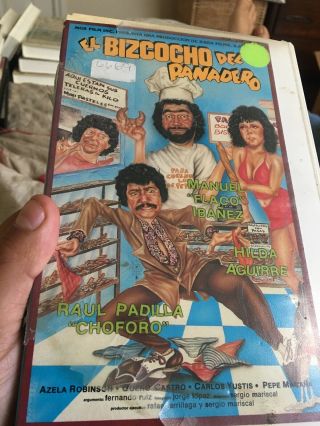 El Bizcocho Del Panadero Vhs Flaco Ibanez Rare Mexican Comedy