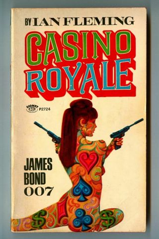 James Bond 007 Casino Royale By Ian Fleming Rare 1967 Movie Tie - In Cover Pb