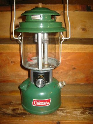 Vintage Coleman Lantern 220 J 12/76 Camping Lanterns Not Looks Good