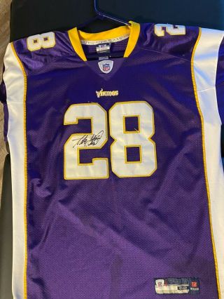 Adrian Peterson Signed Auto Official Minnesota Vikings Jersey Rare.