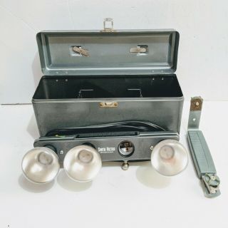 Rare Vintage Smith - Victor Gl 101 Movie Light Bar,  800 Watt Steel Case