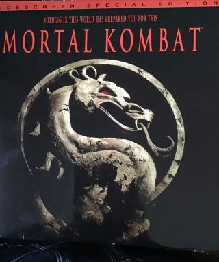 Mortal Kombat Widescreen Special Edition Laserdisc Ultra Rare