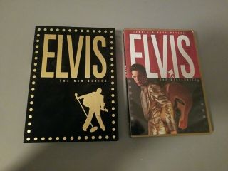 Elvis The Miniseries (dvd) With Black Velvet Slipcover & Insert Booklet Rare Oop