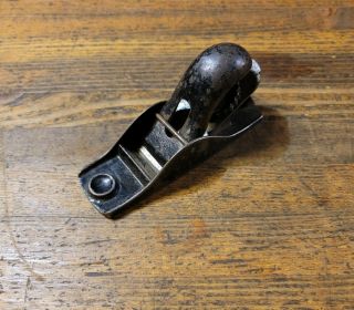 Vintage Tools Angle Block Plane Antique Stanley Miniature Woodworking Tool ☆usa