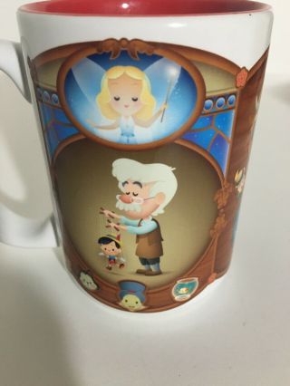Disney Parks Pinocchio & Friends Ceramic Mug - Jerrod Maruyama - RARE 3