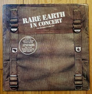 Rare Earth In Concert Vinyl Double Lp W/insert 1971 R 534d Orig Ex