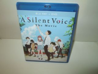 A Silent Voice - The Movie Rare Japanese Anime Manga Blu Ray & Dvd Combo