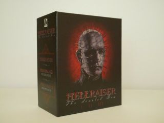 Hellraiser: The Scarlet Box (4 - Film Blu - Ray Set,  Book,  More) Arrow Rare Oop
