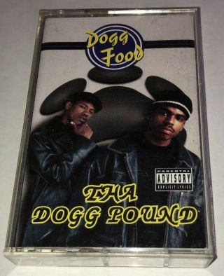 Dogg Food Tha Dogg Pound Cassette Death Row Records 1995 Rare Oop West Coast Rap