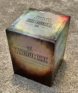 Wwe Wrestlemania Anthology 21 Dvd Box Set - Wwf Vol 1 2 3 4 - Rare Like