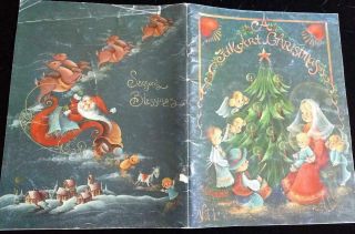 Paint Book A Folk Art Christmas 1983 Rare By Jo Sonja Jansen