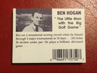 Ben Hogan Golf Flip Book Vintage Hogan Swing Images Rare Old Stock 2