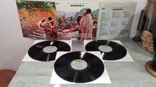 Various Very Rare 3lp Woodstock 1970 Usa 1stpress Cotillion Records