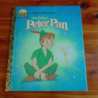 Rare Margaret Kerry Tinker Bell Disney Signed Peter Pan Little Golden Book