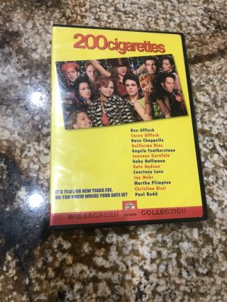 200 Cigarettes Dvd,  Very Rare Owner Very Good.