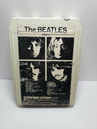 1968 The Beatles White Album 8 - Track Tape Part 1 8045 Vintage Rare
