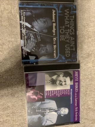 (2) Johnny Hodges Cd’s : With Lawrence Welk Orchestra Jazz Disc Cd Rare
