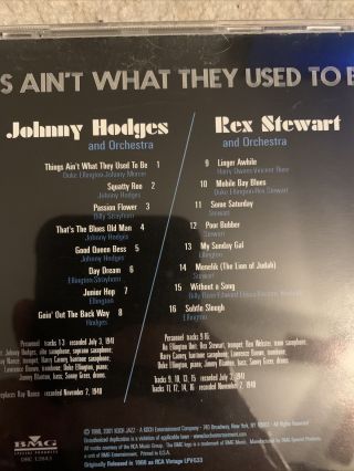 (2) Johnny Hodges CD’s : With Lawrence Welk Orchestra Jazz Disc CD Rare 3
