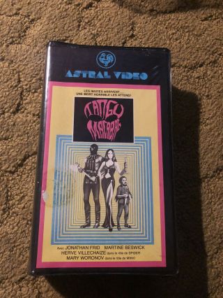 Tango Macabre Beta Not Vhs Rare Horror Astral Video Seizure French Canadian