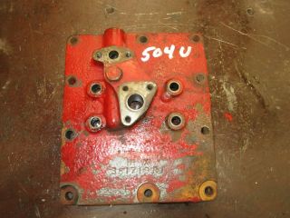 International 504 Utility Hydraulic Pump Cover Plate Antique Tractor