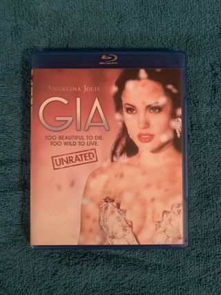 Gia Blu - Ray Disc 2011 Unrated Angelina Jolie No Digital Like Rare Oop