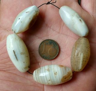 Perle Ancien Collier Ethnique Afrique Antique Ethnic African Agate Bead Mali