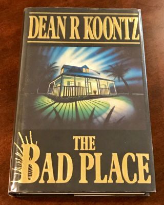 Rare Dean Koontz - The Bad Place - 1st Headline Hard Cover Ed.  .