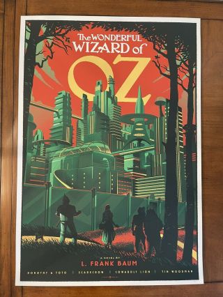 The Wonderful Wizard Of Oz Laurent Durieux Print Movie Poster Ap Sample Rare