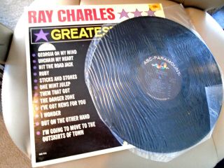 Rare Vintage 1959 Ray Charles ‎ - Greatest Hits - Vinyl Lp Album Stereo Near