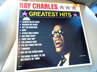 Rare Vintage 1959 Ray Charles ‎ - Greatest Hits - Vinyl LP Album Stereo Near 2