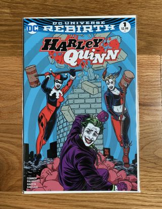 Dc Comics Rebirth Harley Quinn 1 Comic Pop Rare Color Variant Mike Allred