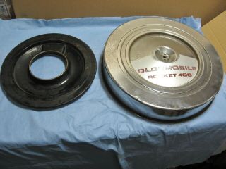 1967 442 Air Cleaner With Base / Enclosed Style Without Snorkel Rare 65 66 67