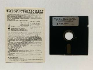 THE SPY STRIKES BACK Penguin Software 1983 Apple II 5 1/4 