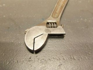 75 Year Old 6 " Crescent Wrench Very Rare Find Very Little