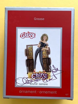 Grease Sandy Christmas Ornament Extremely Rare Signed By Olivia Newton - John