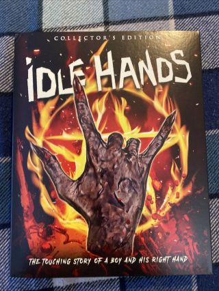 Idle Hands Blu Ray Scream Factory Rare Slipcover Collectors Edition 90s Horror