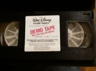 Disney movie Animated Fleischer Folio VHS Demo Tape Rare 2