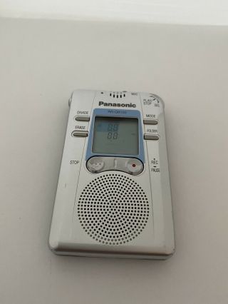 Panasonic Rr - Qr100 Voice Recorder Evp Ghost Recorder - Rare Item